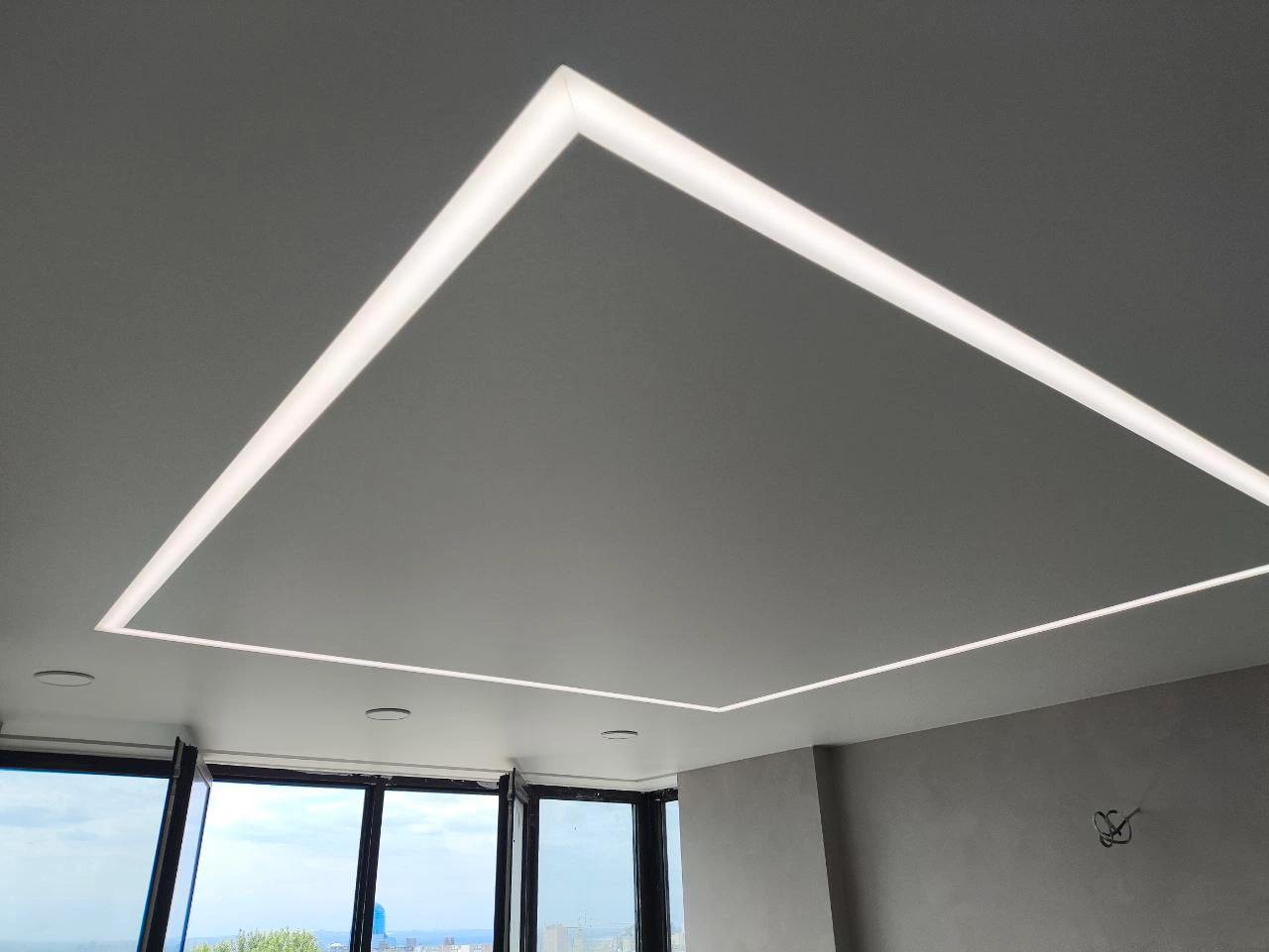 Квартира в ЖК Зодиак — натяжной потолок 52 м² Квартира